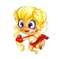 Tiny Castle Golden Cupid